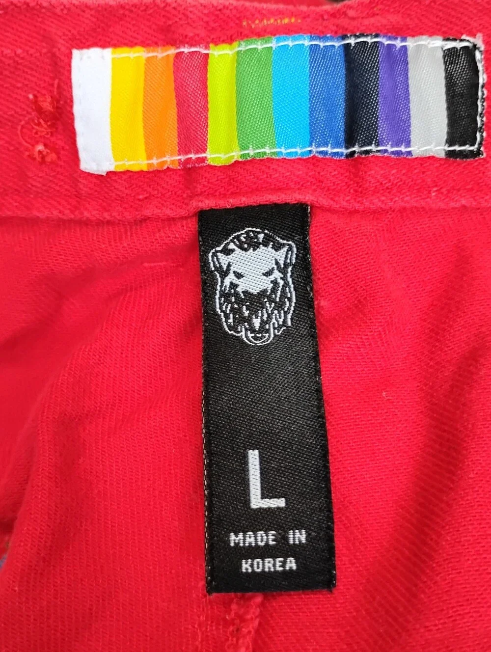 FESTIVAL EMBROIDERED CARGO PANTS